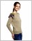 Bluse med fl�se p� skulderen - strikkeopskrift