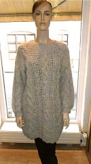80er Sweater med snoninger - strikkeopskrift