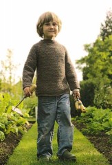 Alfreds Raglansweater oppefra- strikkeopskrift