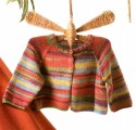 Babycardigan med raglan&aelig;rmer - strikkeopskrift