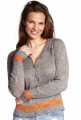 Cardigan med smock - strikkeopskrift