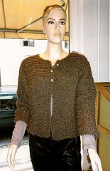 Retstrikket Cardigan - strikkeopskrift