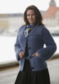 Jakke i mohair - strikkeopskrift