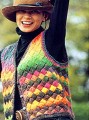 NORO Entrelac Vest - strikkeopskrift
