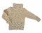 Pigesweater med hulm�nster - strikkeopskrift