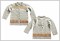 Pigetr�je med fair isle borter - strikkeopskrift