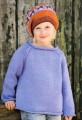 Raglansweater oppefra med snoninger - strikkeopskrift