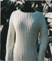 Ribstrikket sweater - strikkeopskrift