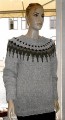 Sweater med Fair Isle m&oslash;nster - strikkeopskrift