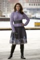 Sweater med snoninger - strikkeopskrift