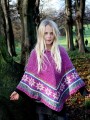Stjerneponcho - strikkeopskrift